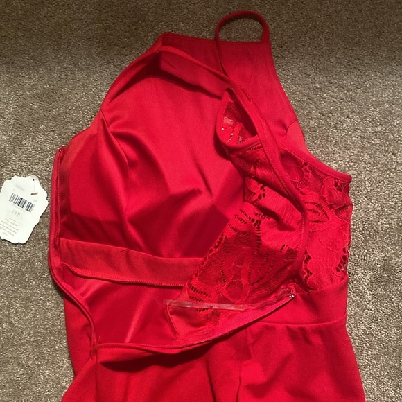 Altare”d, State size small, red halter dress - Picture 9 of 17